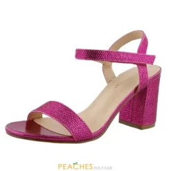 Anna-12 Open Toe Heels By^Blossom Footwear Outlet