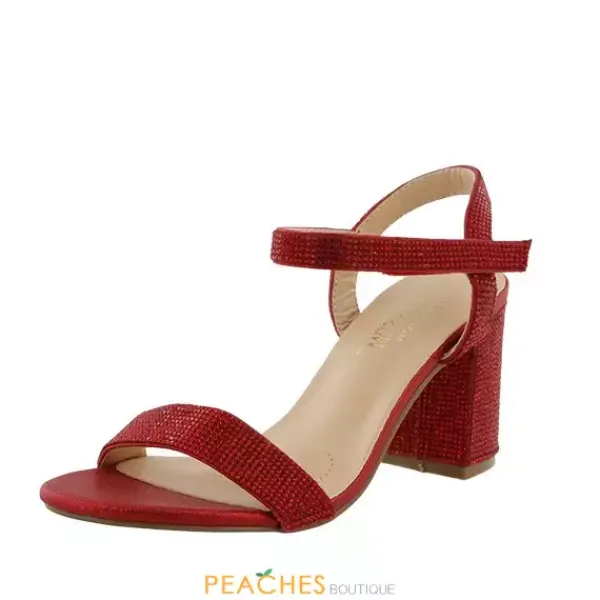 Anna-12 Open Toe Heels By^Blossom Footwear Outlet