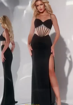 Beaded Fitted Long Dress 42758^Jovani Sale