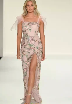 Beaded Long Fitted Dress 57602^Sherri Hill Clearance