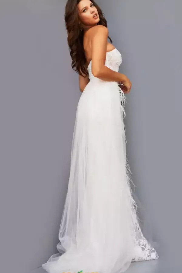 Fitted Overskirt Long Dress 07914^Jovani Hot