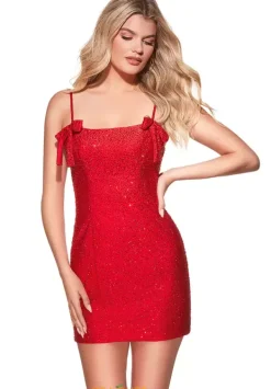 Jersey Open Back Scoop Neckline Dress 40135^Alyce Clearance