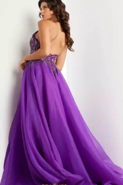 Long A Line Beaded Dress 25964^Jovani Outlet
