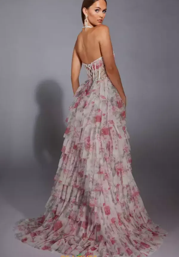 Long Halter Neckline Corset Dress 61730^Alyce Sale