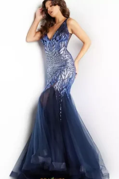 Long Mermaid Sequins Dress 38373^Jovani