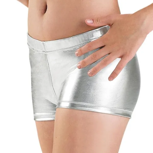 Metallic Booty Shorts for Short Dresses^ Sale