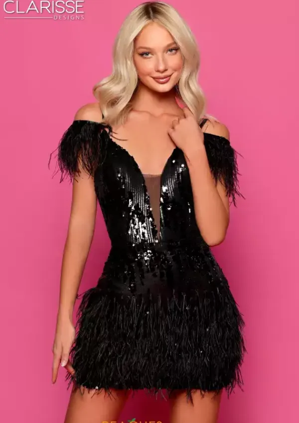 Open Back Fitted Dress 30303^Clarisse Online