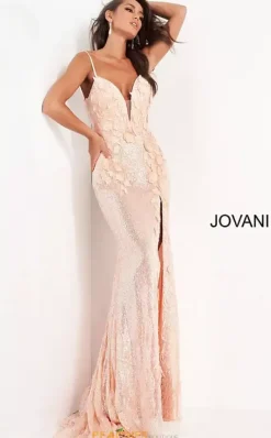 Open Back Fitted Sequins Dress 1012^Jovani Sale