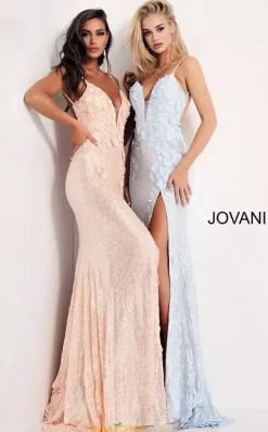 Open Back Fitted Sequins Dress 1012^Jovani Sale