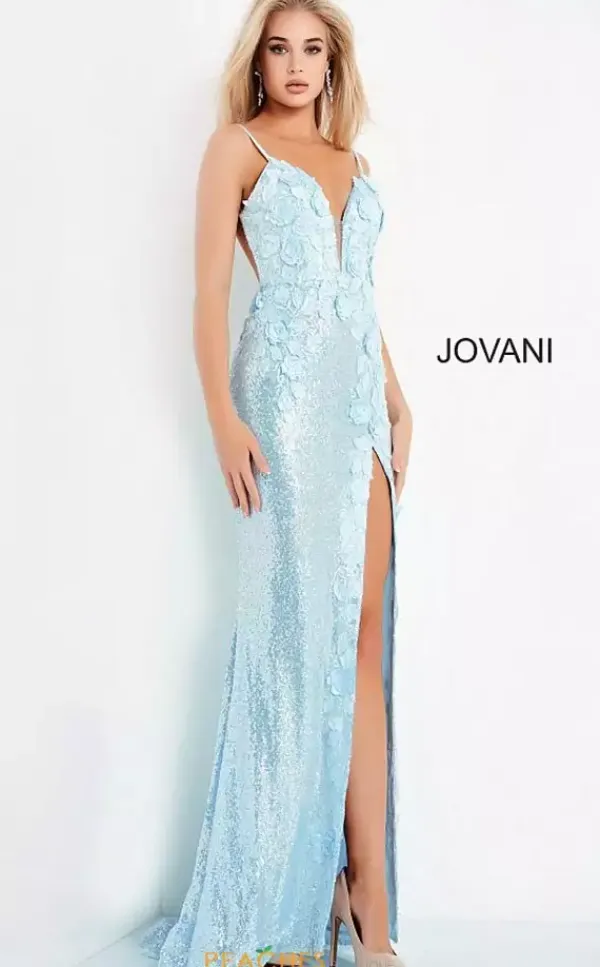 Open Back Fitted Sequins Dress 1012^Jovani Sale