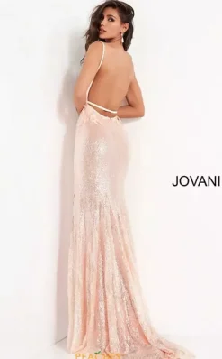 Open Back Fitted Sequins Dress 1012^Jovani Sale