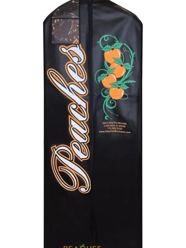 Peaches Boutique Logo Garment Bag^ New