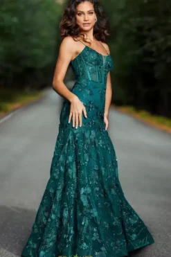 Scoop Neckline Long Dress 38004^Jovani