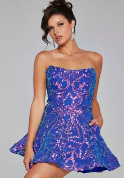 Sequins A Line Dress 39927^Jovani Best