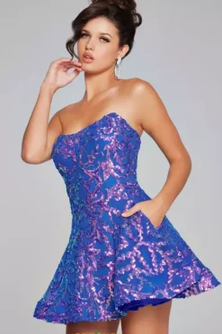 Sequins A Line Dress 39927^Jovani Best