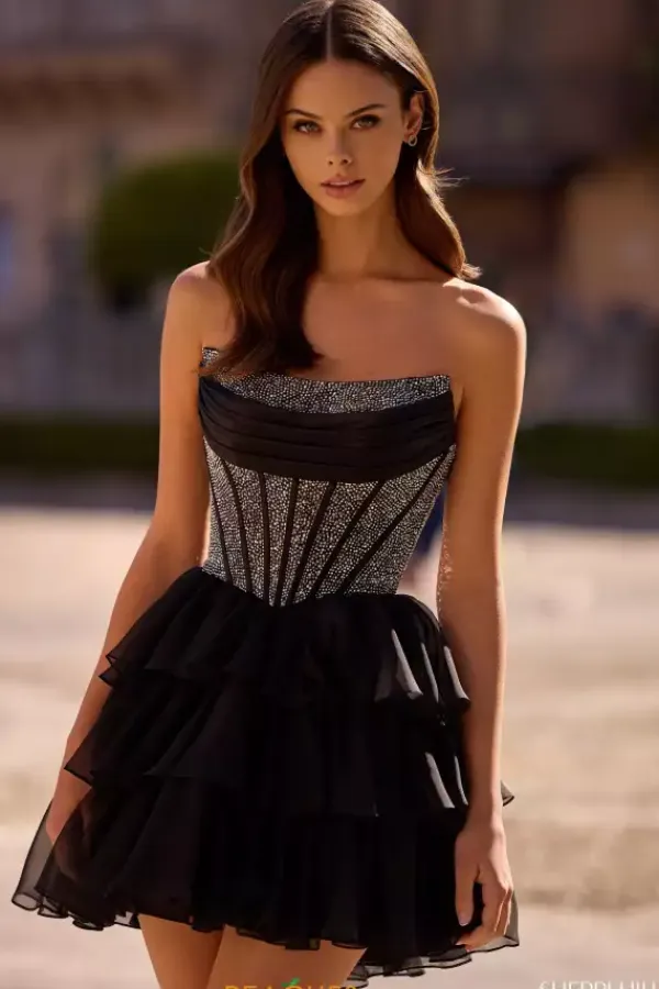 Short 57404^Sherri Hill Outlet