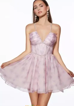 Short A Line Beaded Dress 30006^Alyce Hot