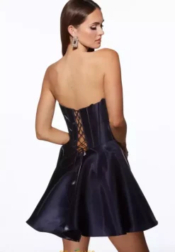 Short A Line Strapless Dress 30058^Alyce Clearance