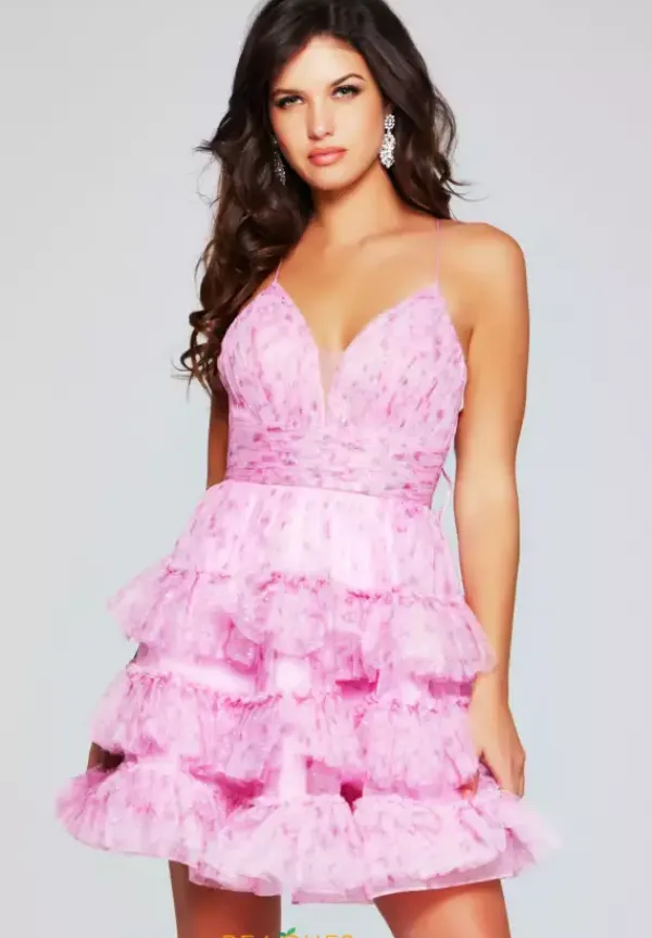 Short Corset Lace Up Novelty Dress 36844^Jovani New