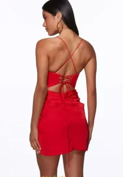 Short V Neckline Dress 40099^Alyce