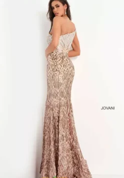 Single Shoulder Fitted Dress 06459^Jovani Online