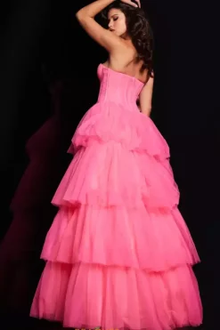 Strapless A Line Dress 37062^Jovani Best