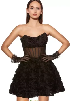 Strapless Corset A Line Dress 30079^Alyce Hot
