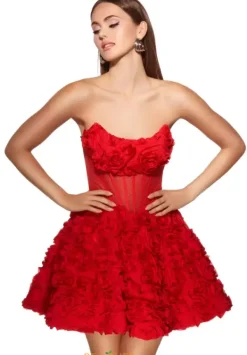 Strapless Corset A Line Dress 30079^Alyce Hot