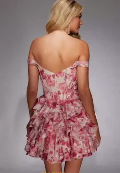 Strapless Corset Short Dress 30034^Alyce Outlet