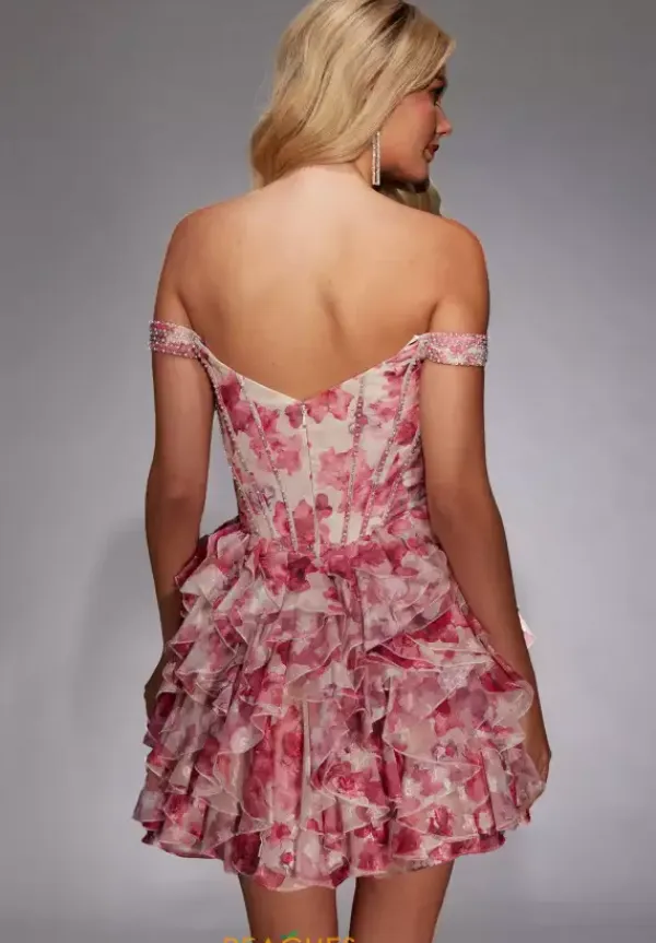 Strapless Corset Short Dress 30034^Alyce Outlet