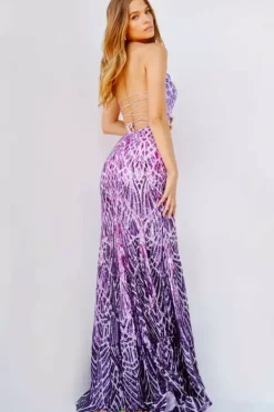 Strapless Long Fitted Dress 06459^Jovani Outlet