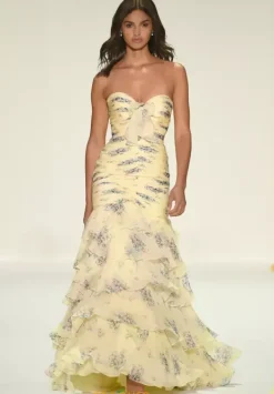 Strapless Maid Long Dress 57865^Sherri Hill Clearance