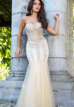 Strapless Mermaid Dress 5908^Jovani New