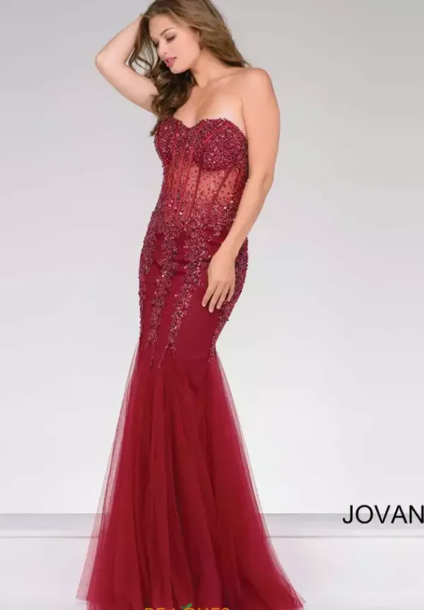 Strapless Mermaid Dress 5908^Jovani New