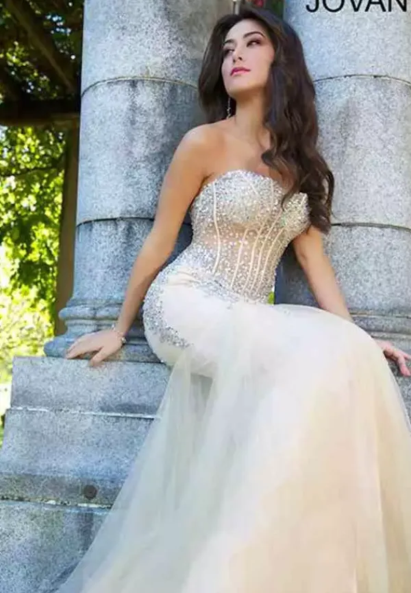 Strapless Mermaid Dress 5908^Jovani New