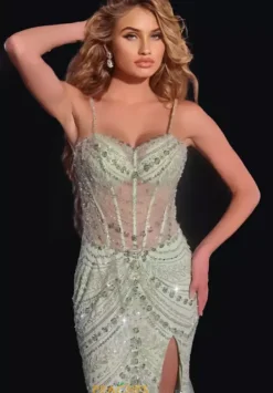 Sweetheart Neckline Long Dress 43189^Jovani Sale