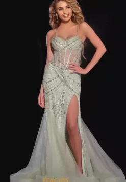 Sweetheart Neckline Long Dress 43189^Jovani Sale